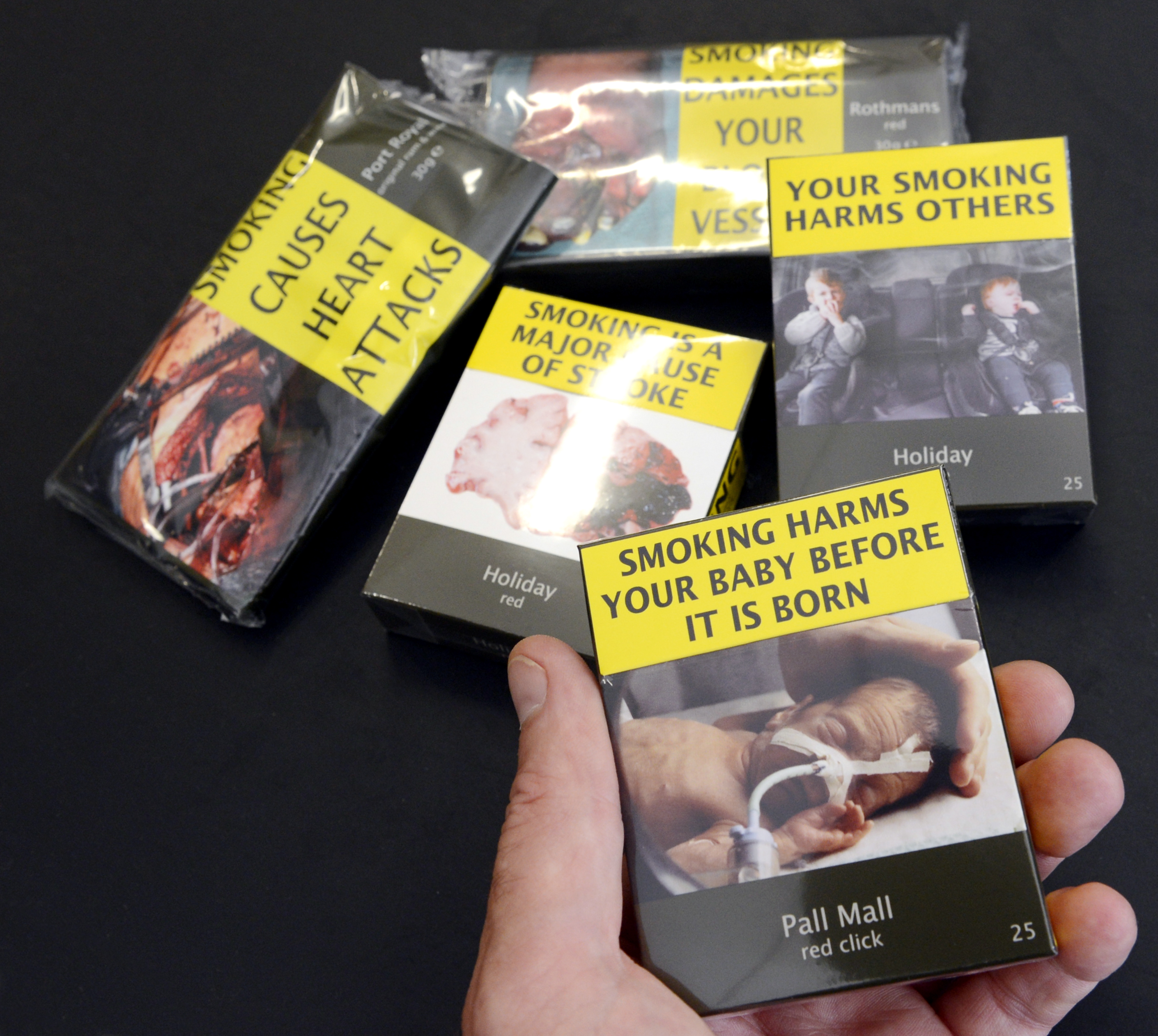 Tobacco packaging plain from today