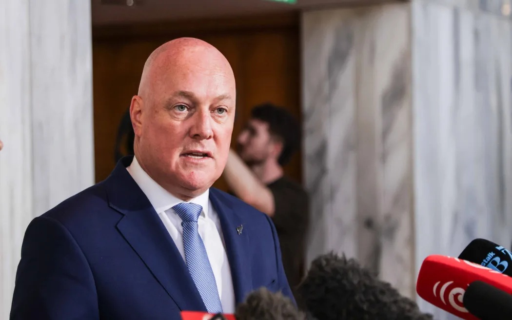 Prime Minister Christopher Luxon. Photo: RNZ 