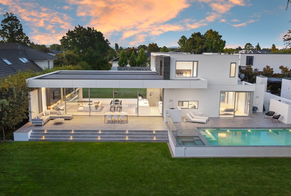 Cantilever House in Fendalton. Photo: Supplied