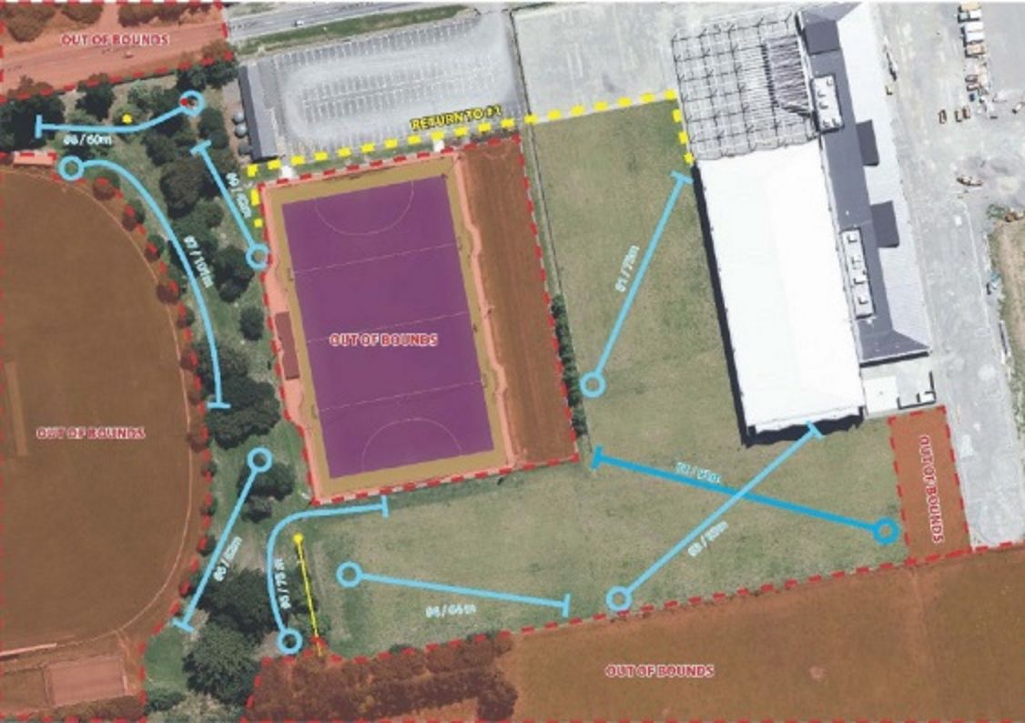 The disc golf course will be added to the sports hub on Rangiora’s Coldstream Rd. Image:...
