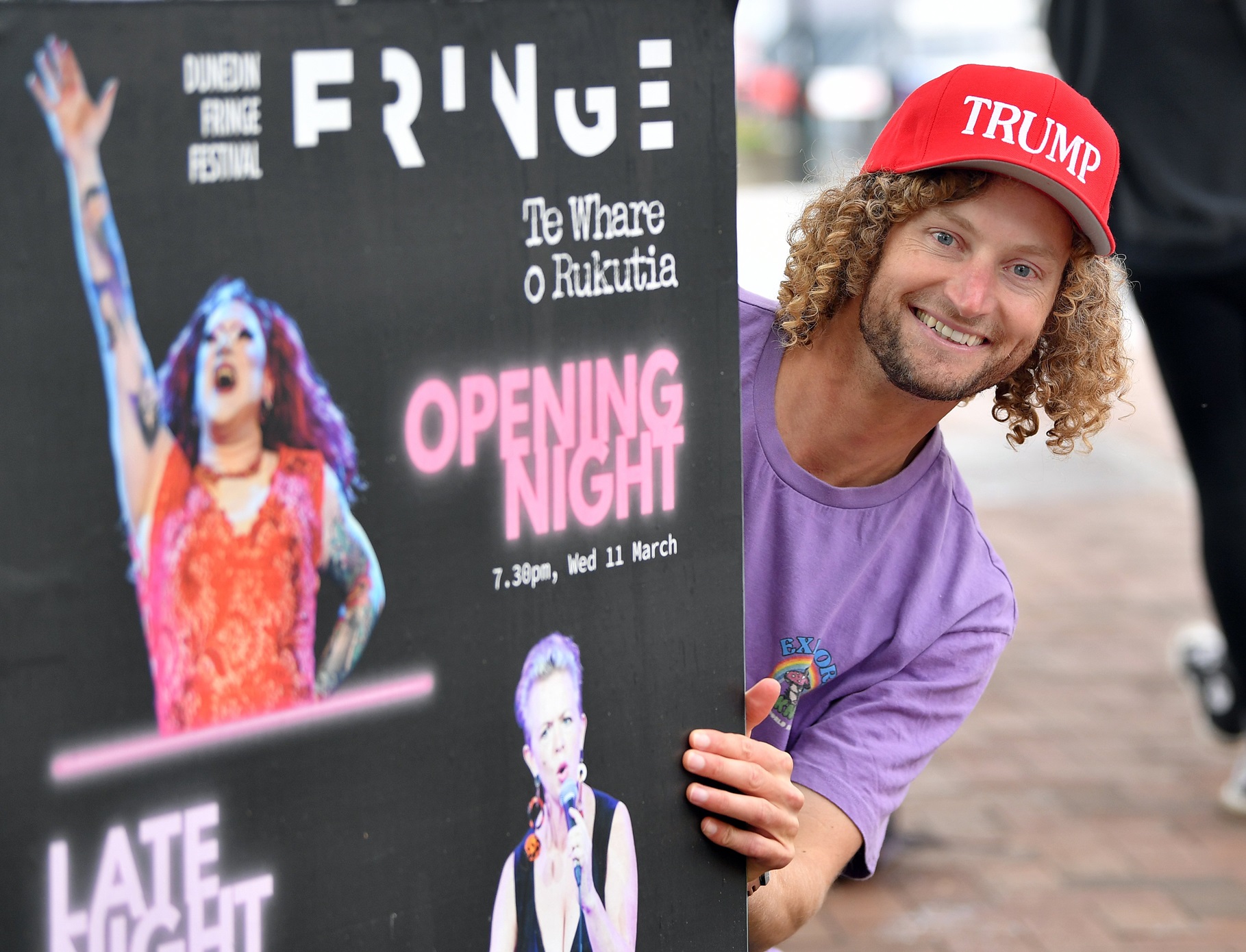 Dunedin comedian Jonathan Falconer will bring an experimental mix of left-wing and right-wing...