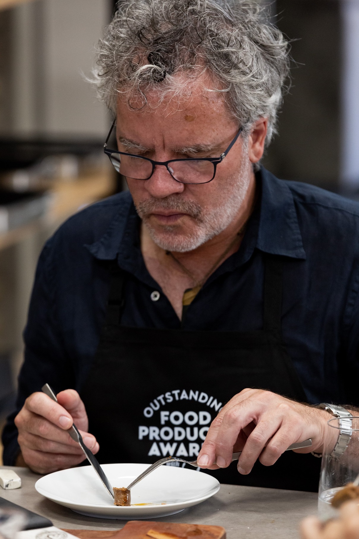 Top Kiwi chef Peter Gordon judging for the OFPA awards. Photo: supplied