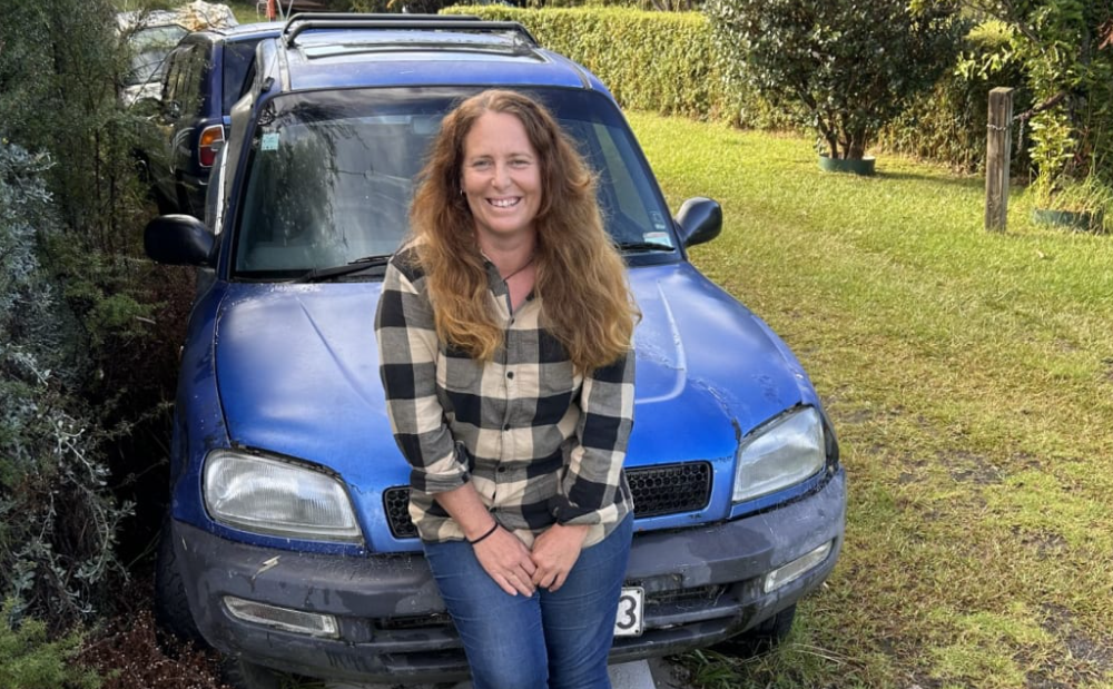 Great Barrier Island care worker Kerris Adlam. Photo: Supplied