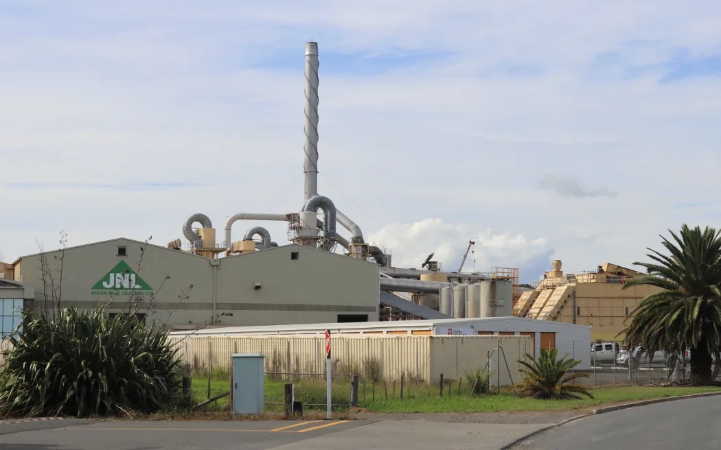 Juken New Zealand's Northland Mill, on the northern fringe of Kaitāia. Photo: RNZ/Peter de Graaf
