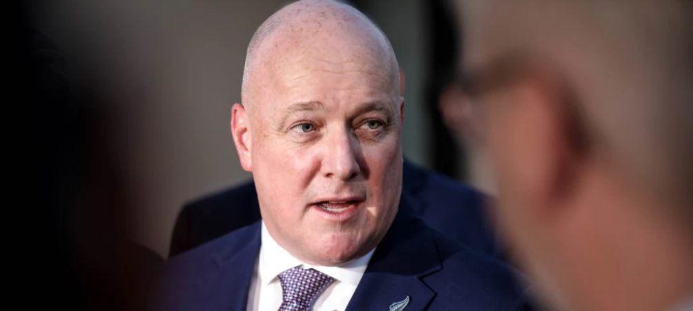 Today's speech is Christopher Luxon's first public appearance following the summer break. Photo: RNZ