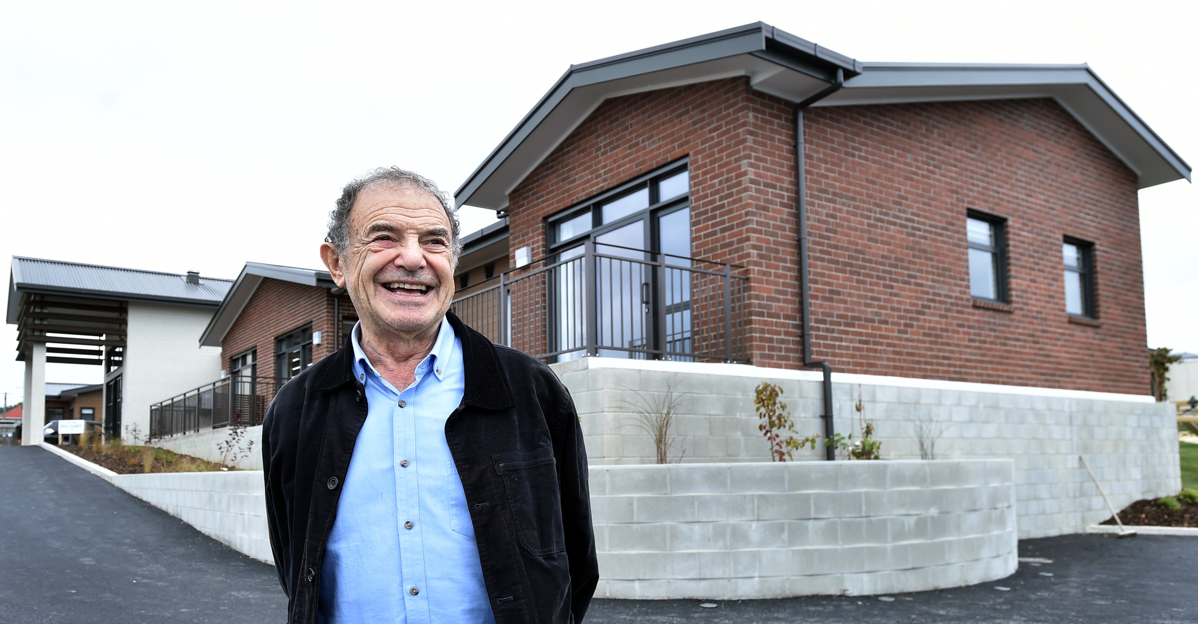 Holy Family Villa fundraising committee chairman Malcolm Farry outside the new $8 million...