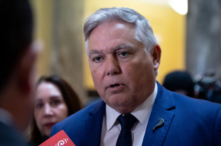 Mark Mitchell quoted the NZ First coalition agreement when he wrote to Sport NZ in July. Photo:...