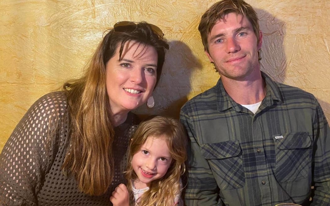Vickie Hudson-Craig with her husband Ryan and daughter Ruby. After a years-long cancer battle,...