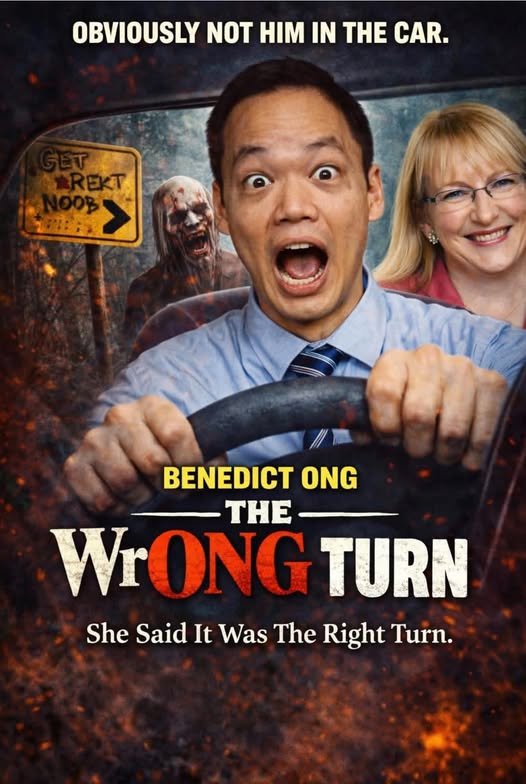 A movie poster parody features Dunedin councillor Benedict Ong and city mayor Sophie Barker....