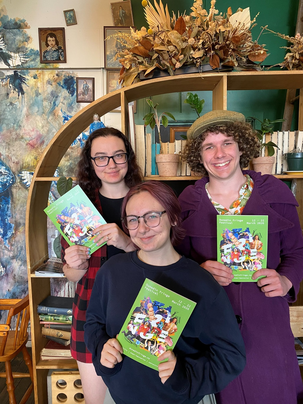 Three young director/producers (from left) Jordan Wichman, Eli Graham and Harry Almey, have come...