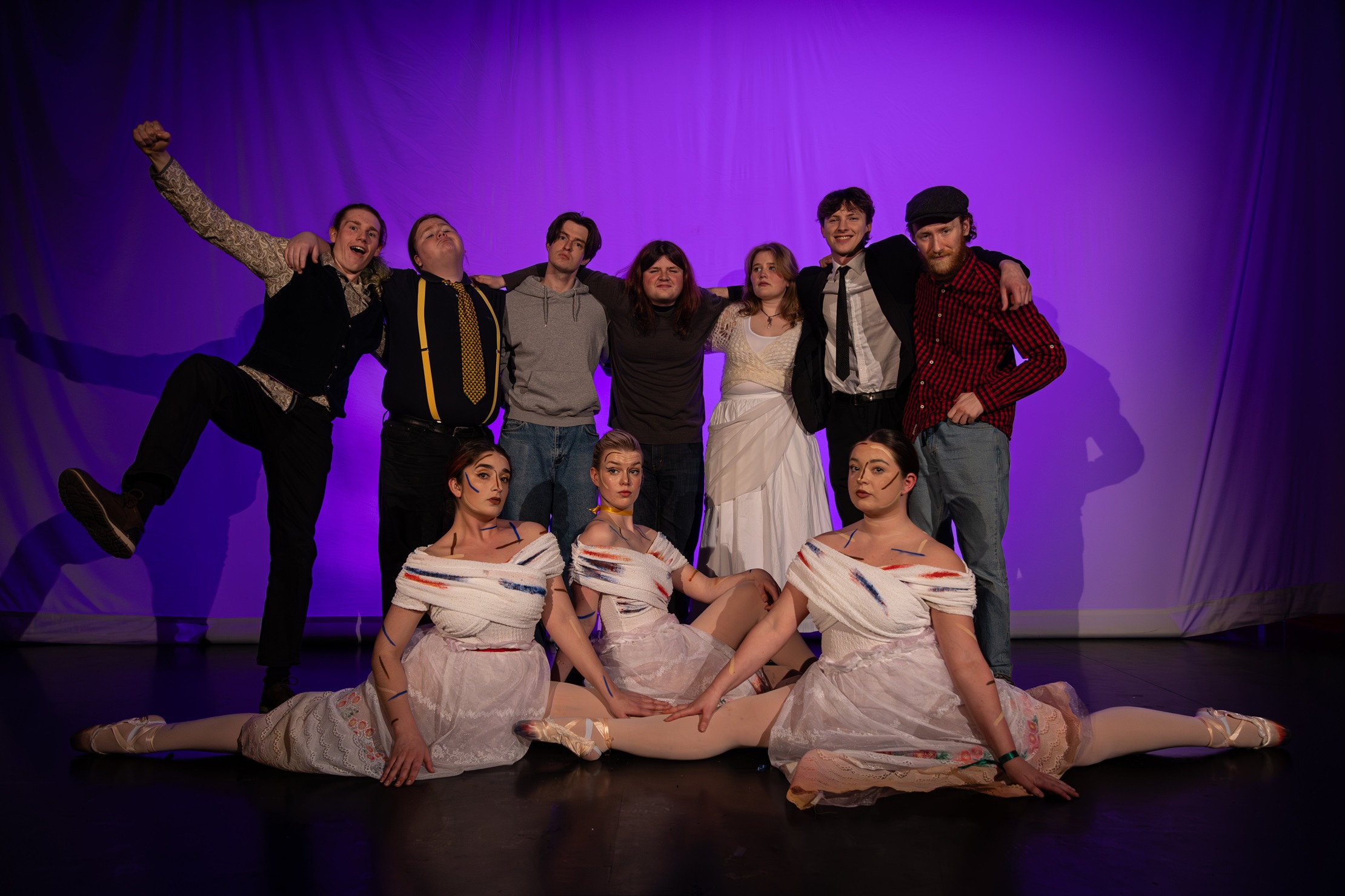 Performers in the three plays that make up the "Steps Beyond" season in the Fringe Festival — Pas...