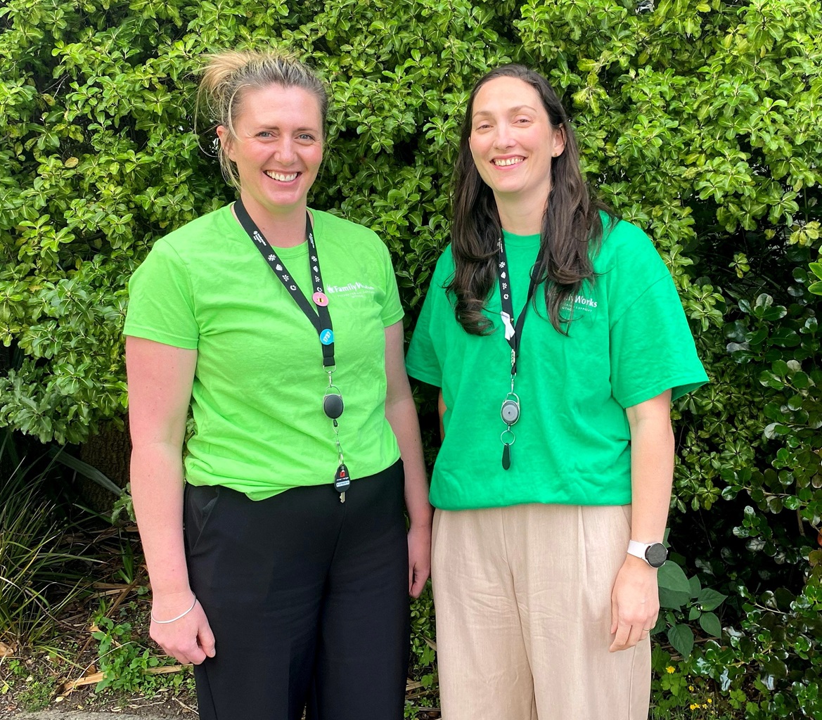 Presbyterian Support Otago Buddy Programme co-ordinators Steph Finney (left) and Sam Robinson are...