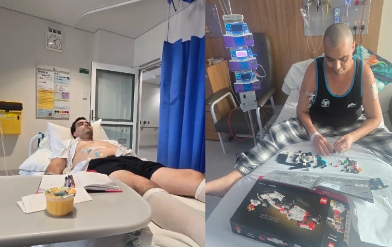 Tawhai Reti says being away from his children to get treatment in Australia has been "horrible"....