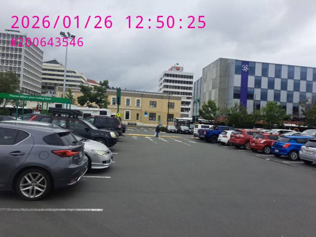 The two photos Parking Enforcement Services used when issuing Martin Leckie tickets in September...