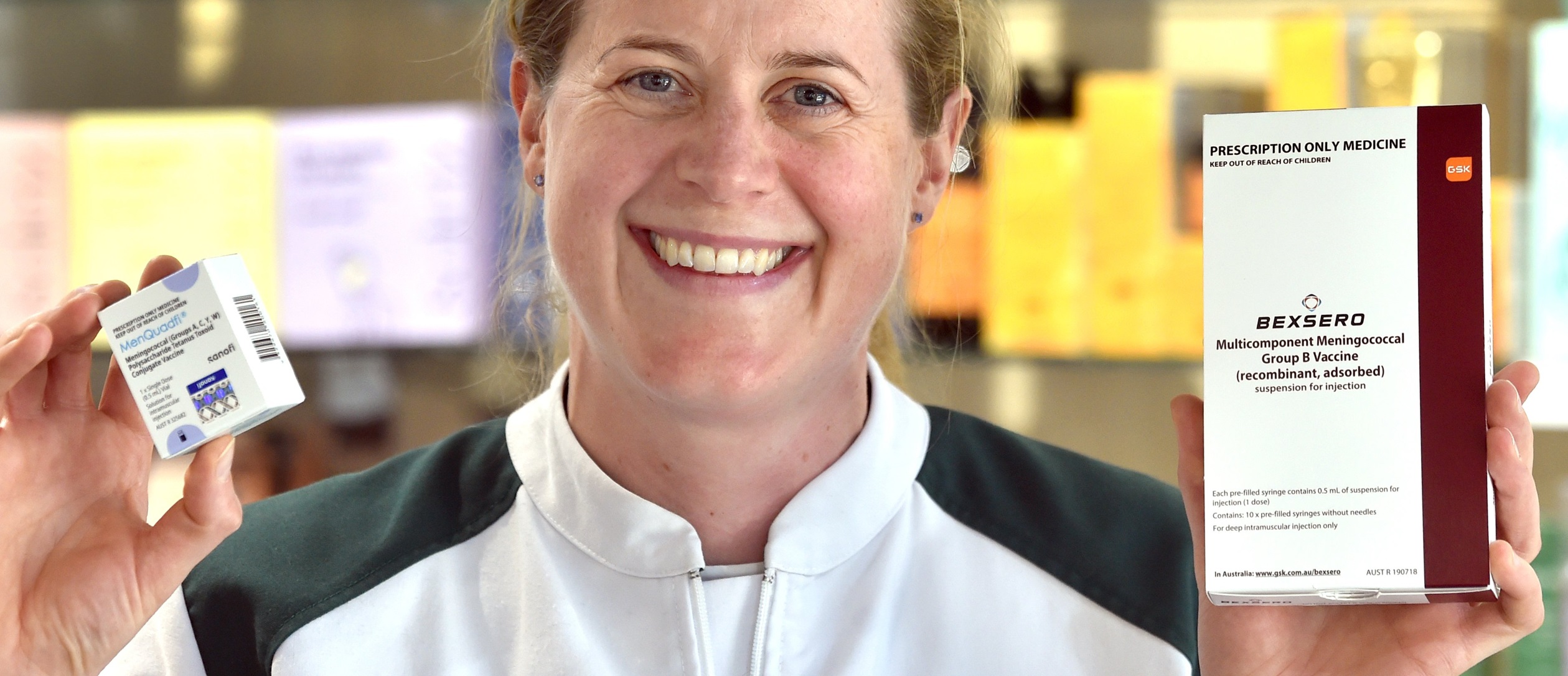 Roslyn Pharmacy’s Kate Catchpole says the two meningococcal vaccines are proving popular in the...