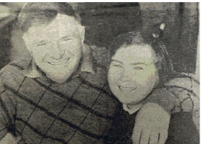 Sharyn Wylie and her dad Cyril Hay. Photo: Supplied