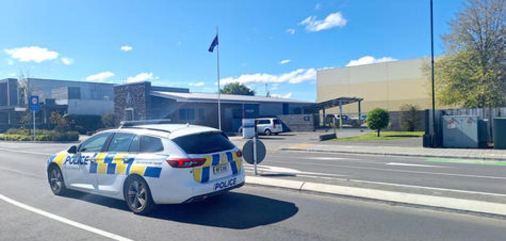 The Rolleston police station. PHOTO: BARRY CLARKE