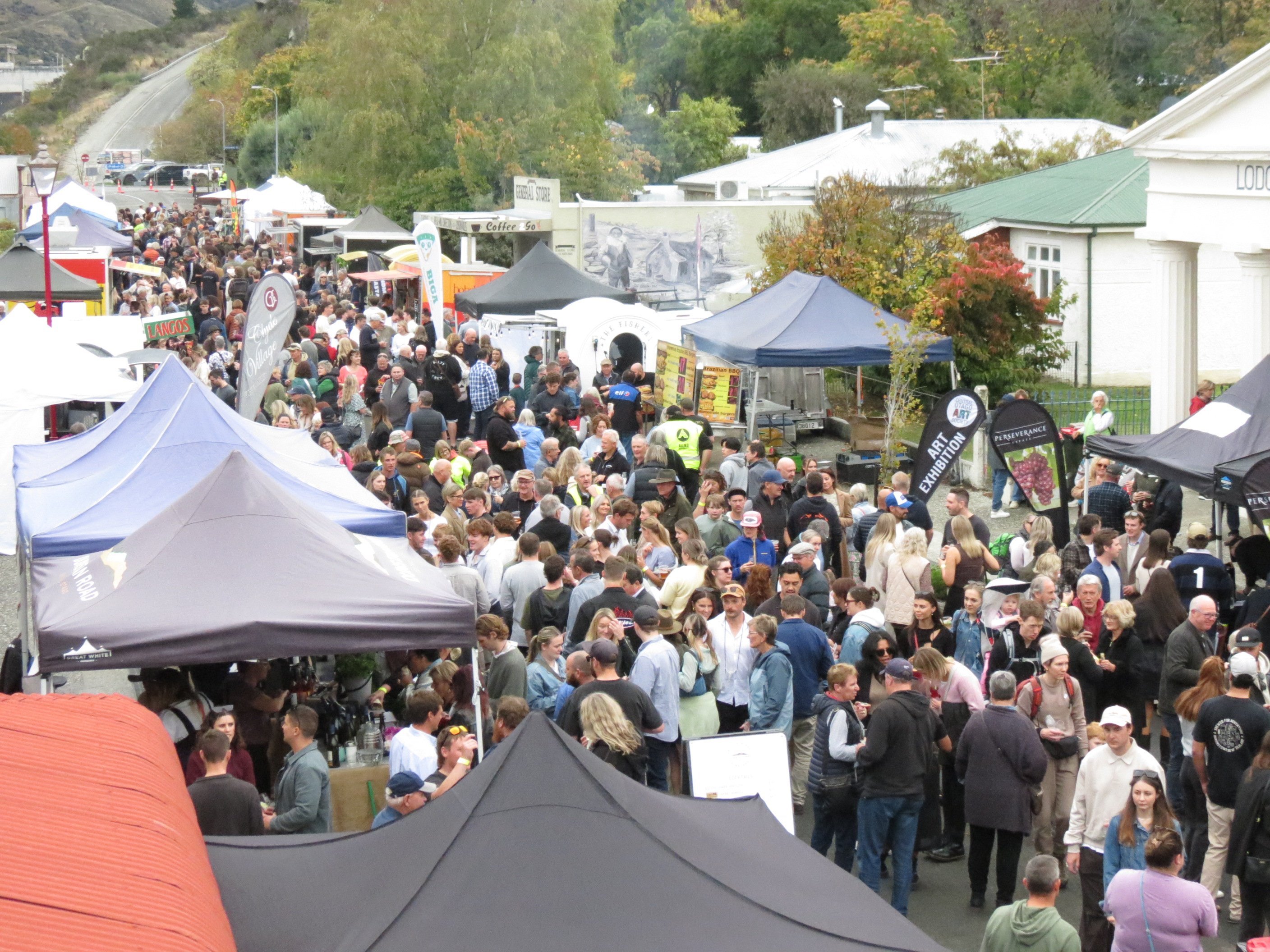 The streets of the Clyde Heritage Precinct were packed as visitors flocked to sample the food and...
