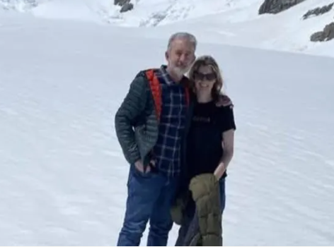 Natalie Flynn with Nigel Latta, who died last year aged 58. Photo: supplied 

