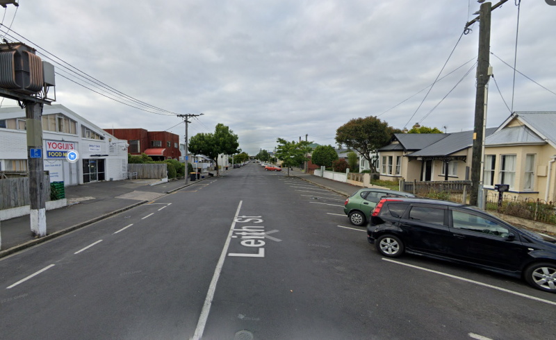 The crash happened on Leith St. Photo: Google Maps