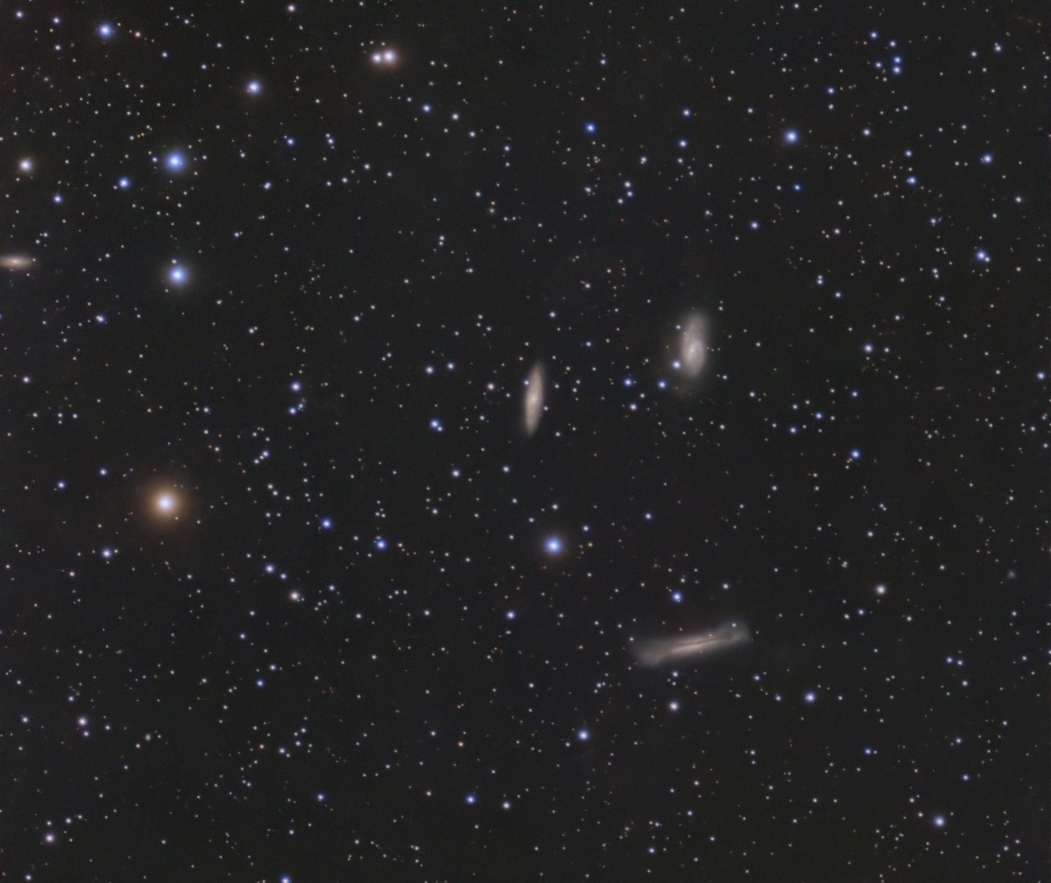 The Leo Triplet galaxies captured by Seestar. Photo: Ian Griffin