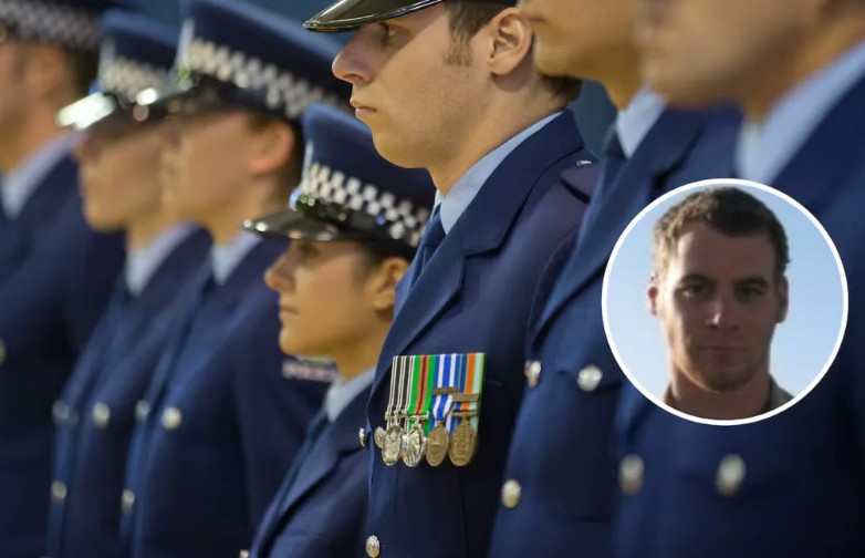 Former constable Samuel Sweetman graduated from the Royal New Zealand Police College in 2014....