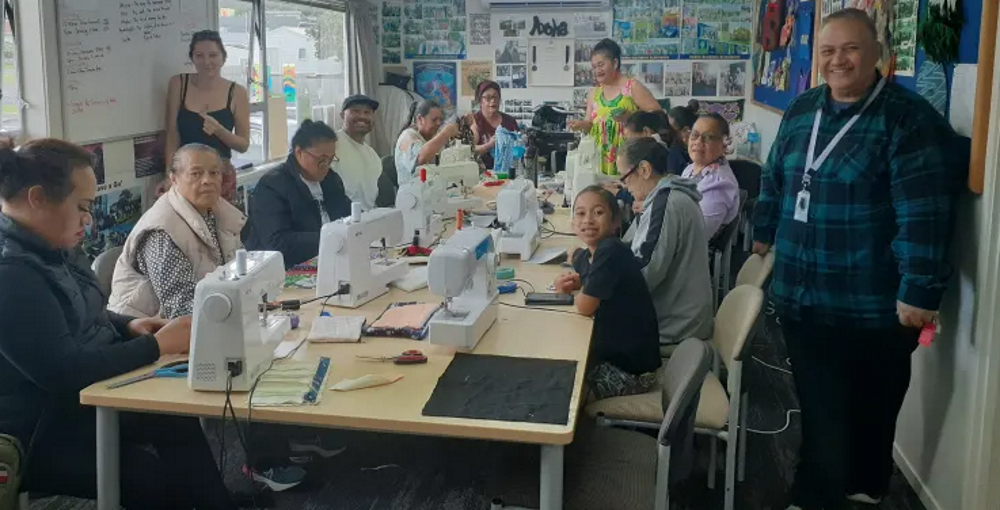 Heather Black holds sewing classes across Mangere East, Manurewa, Takanini, Ōtara, and Manukau,...