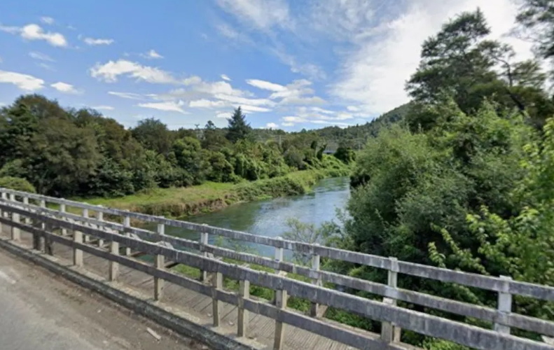 The Tarawera River, where two people died today. Photo: Google Maps via RNZ