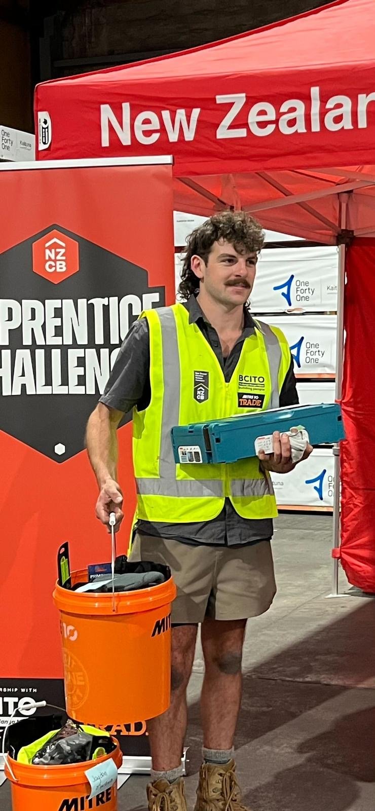 Hayden Washington, 19, took third place in the regional heat for Mid-South Canterbury in the 2026...