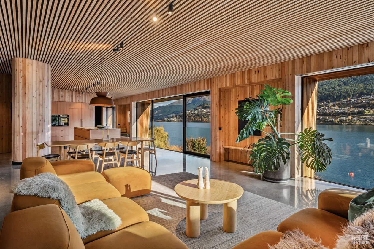 The extensive use of timber creates a warm glow inside. PHOTOS: ISACC NORTON AND IMAGEWORKS