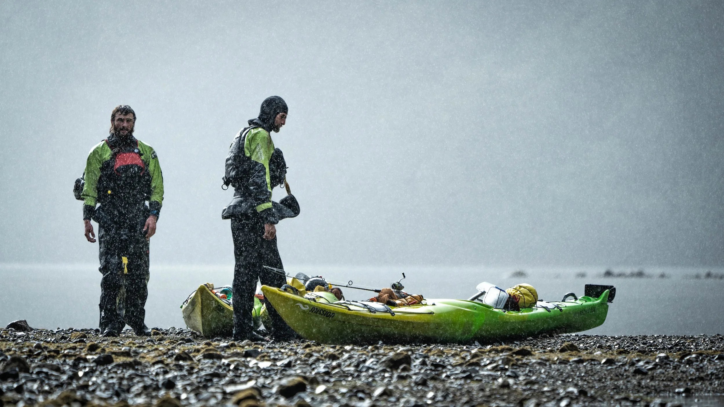 A still from 100 Days in Fiordland which follows three adventurers spending 100 winter days deep...