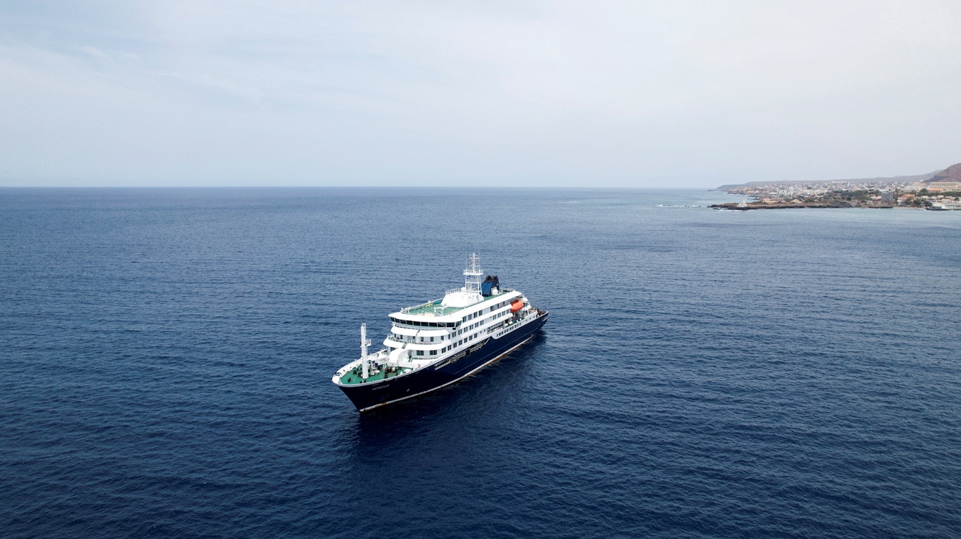 The outbreak occurred on the cruise ship MV Hondius. Photo: Reuters