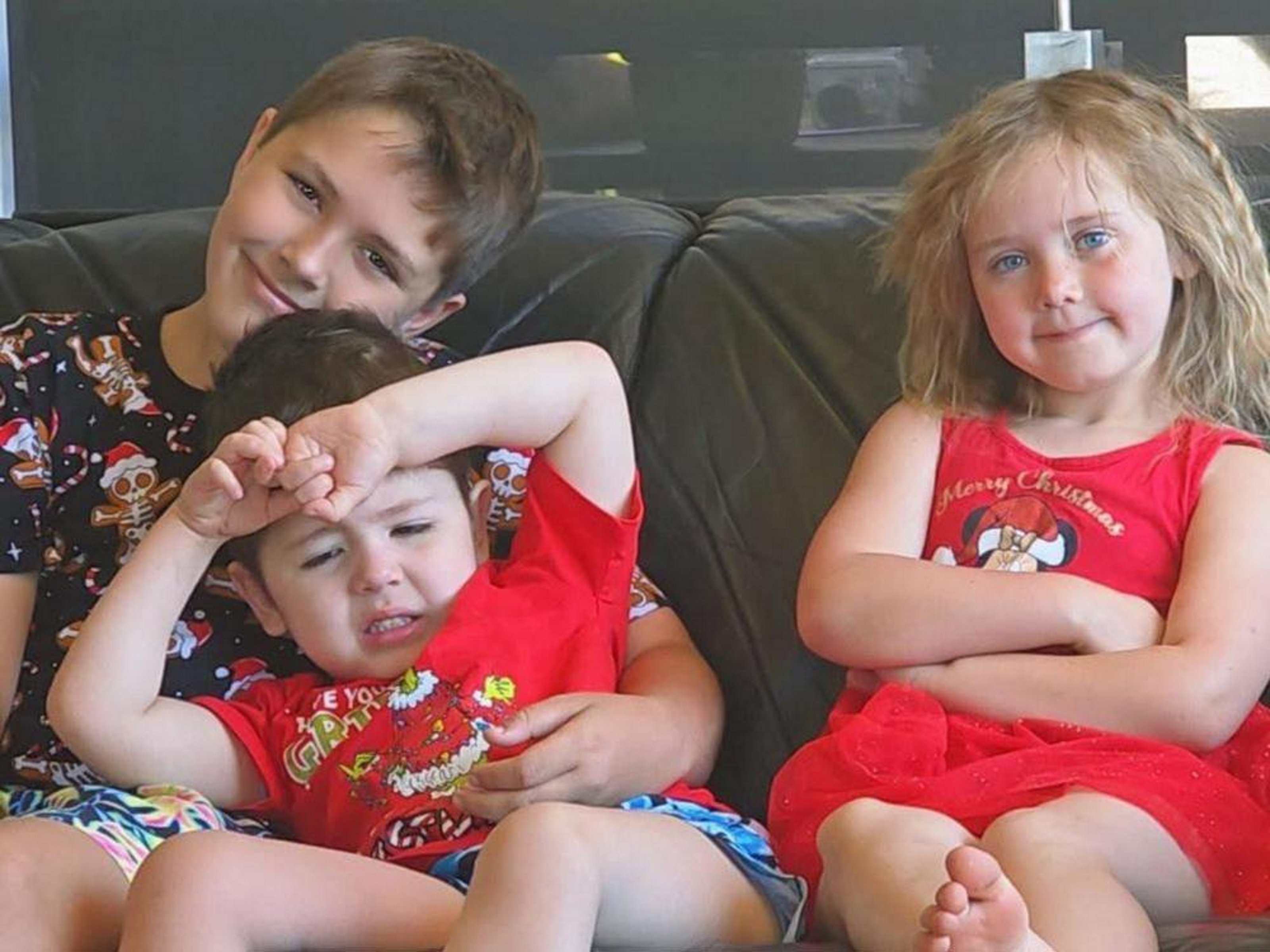 Raymond’s Gap children (from left) Dennis, Daxton and Dallas Roman and their parents are starting...