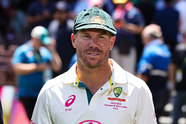 Former Australian test cricketer David Warner after his last test in 2024. Photo: Getty Images