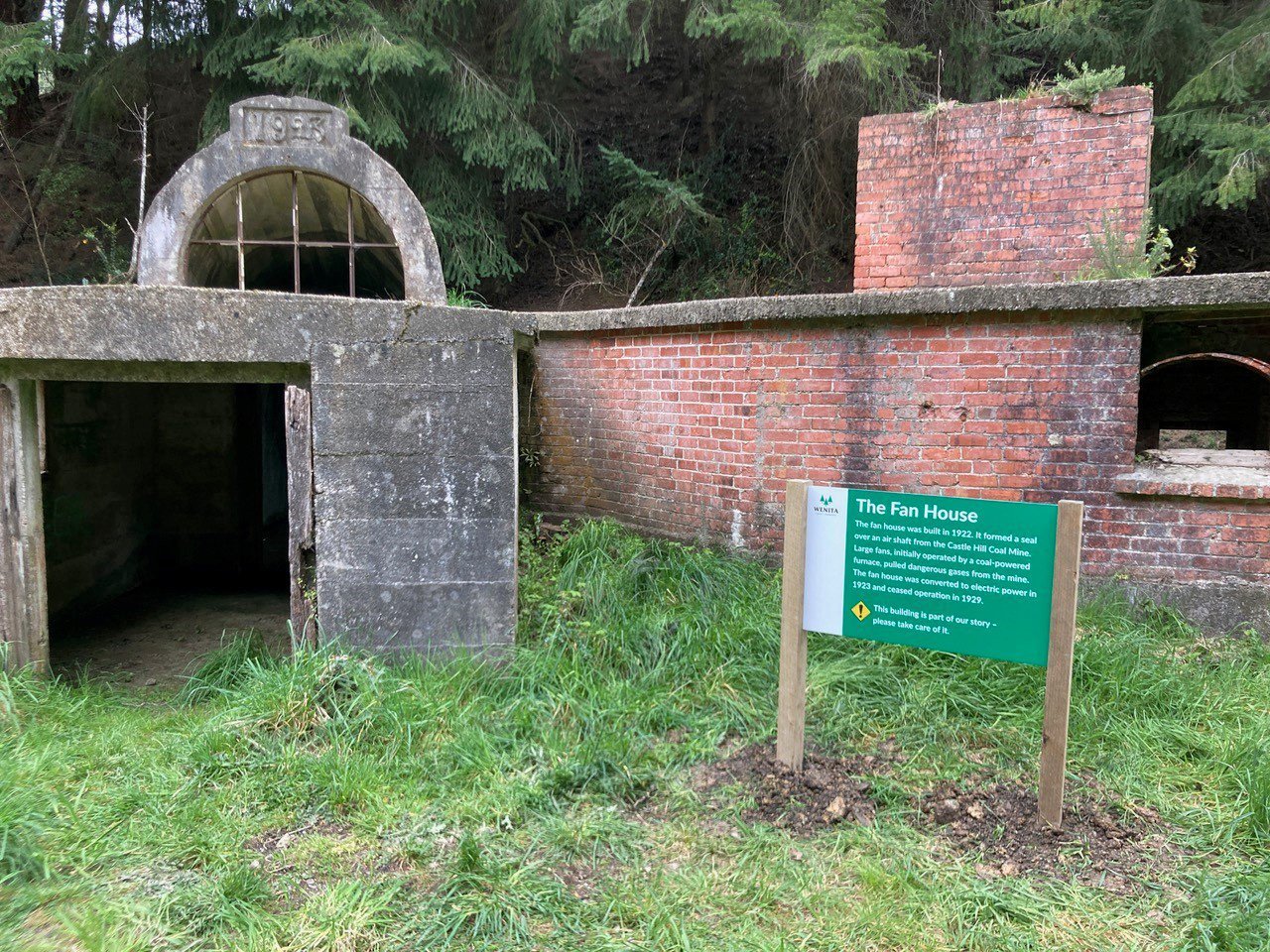 The Fan House in the Kaitangata block, part of the Otago Coast forests.