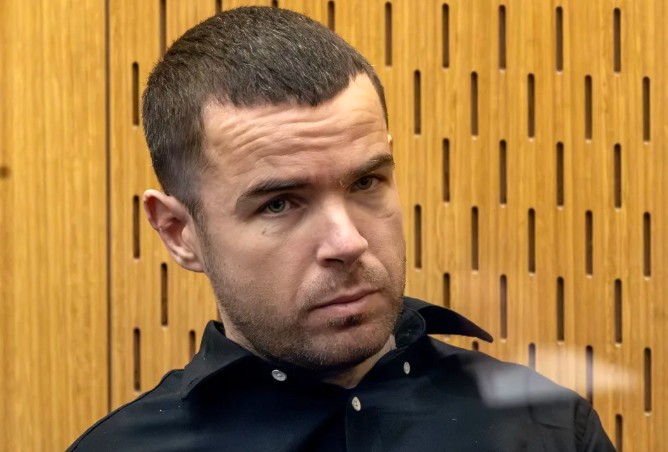 Hayden Tasker is on trial at the Christchurch High Court for murdering Senior Sergeant Lyn...