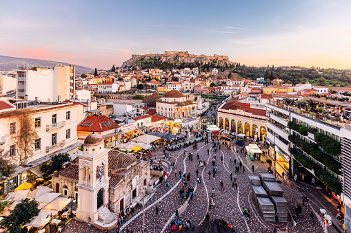 The winding, narrow roads of Athens aren't great for vans. PHOTO: GETTY IMAGES