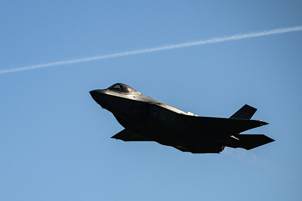 A US-AF F-35 Lightning II fighter jet. File photo: Getty
