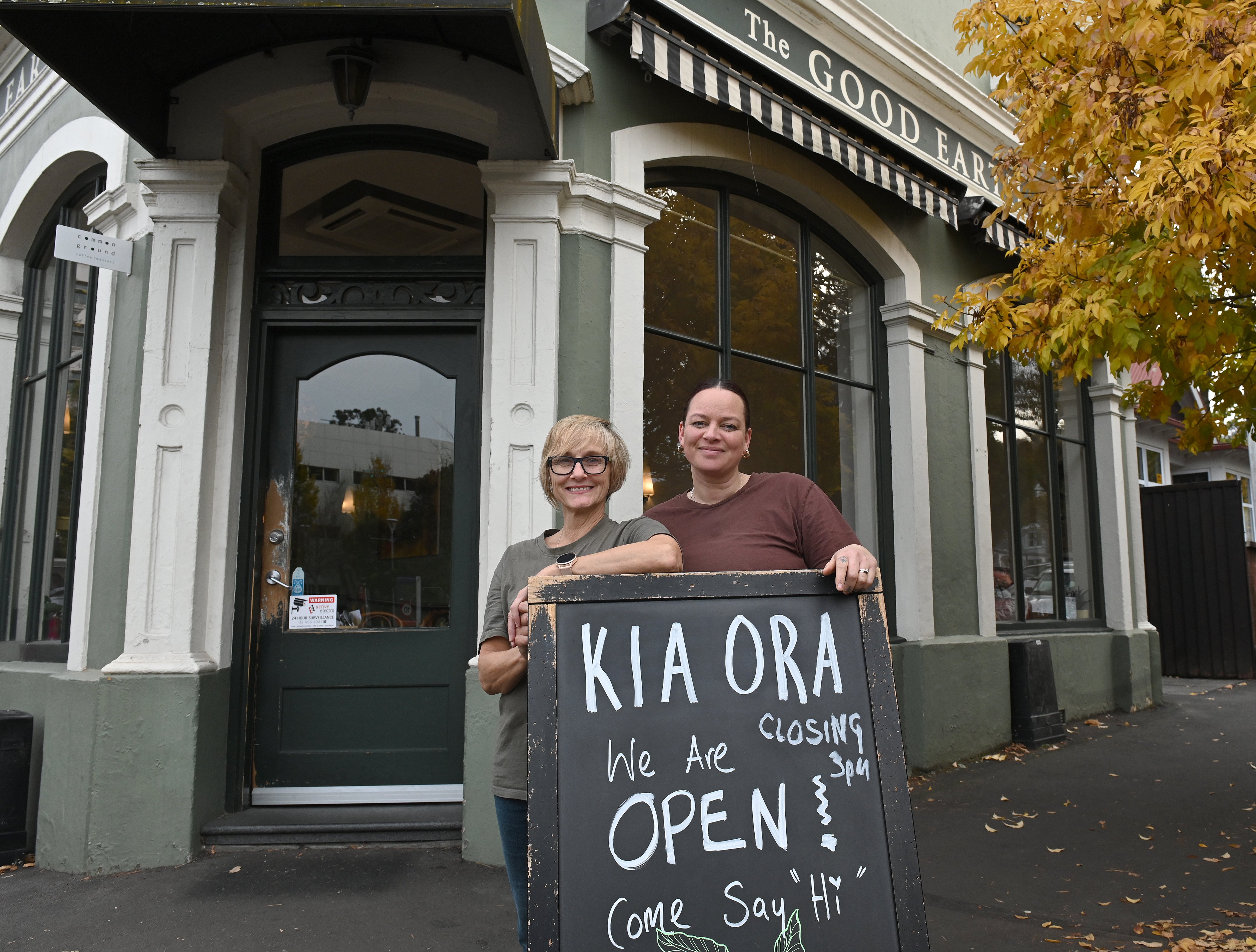 Diane McIlwraith (left) and Laura Foley are the new co-owners of The Good Earth Cafe in North...