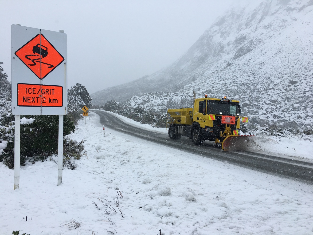 NZ Transport Agency Waka Kotahi says black ice and freezing fog have been reported at sites in...