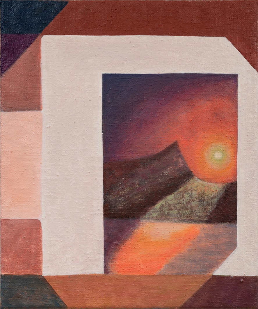 Vista (2025), acrylic on hessian. Courtesy the artist and Lett Thomas, Auckland.PHOTO: B J DEAKIN.
