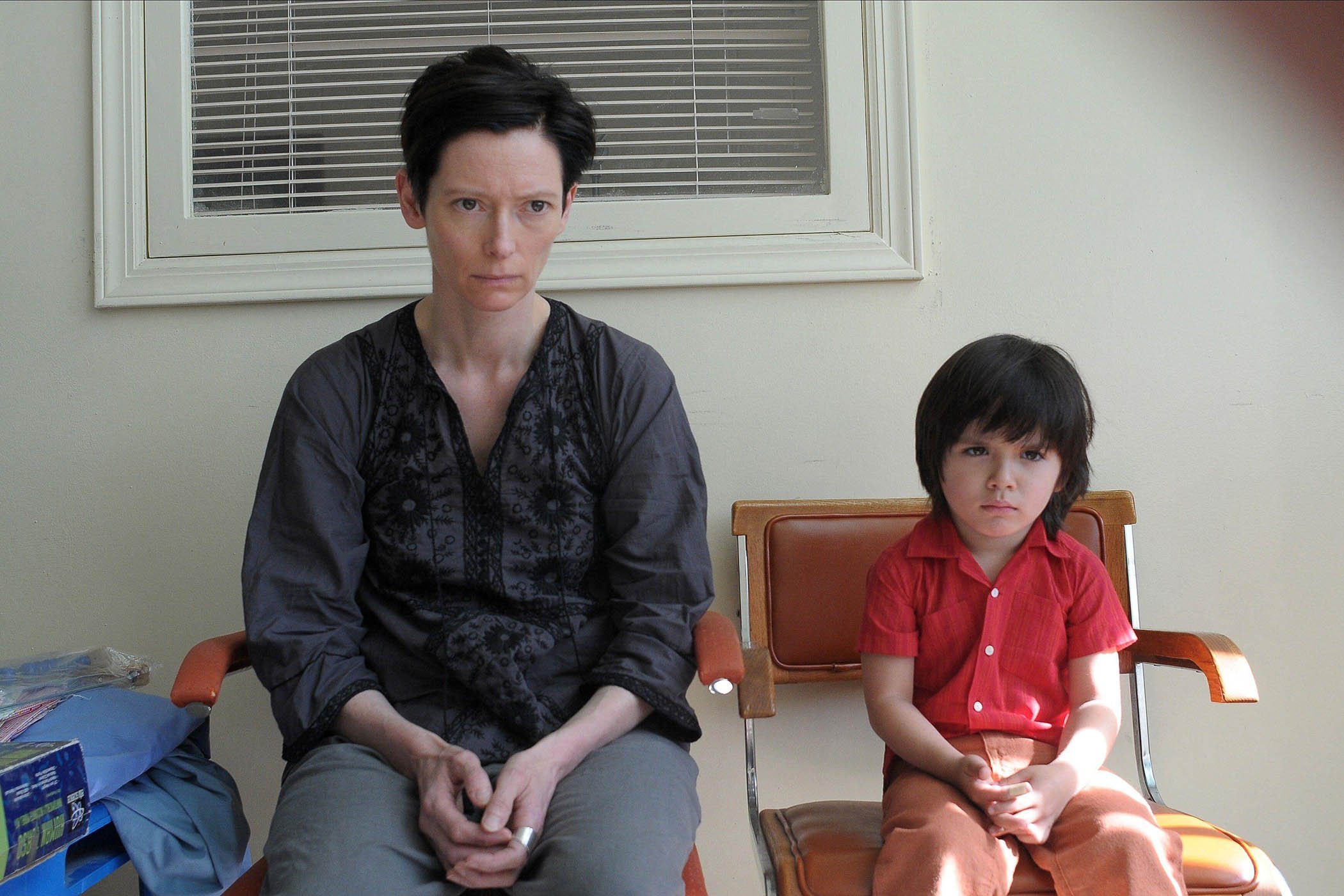 Tilda Swinton and Jasper Newell in We Need To Talk About Kevin. Maximum Film / Alamy Stock Photo