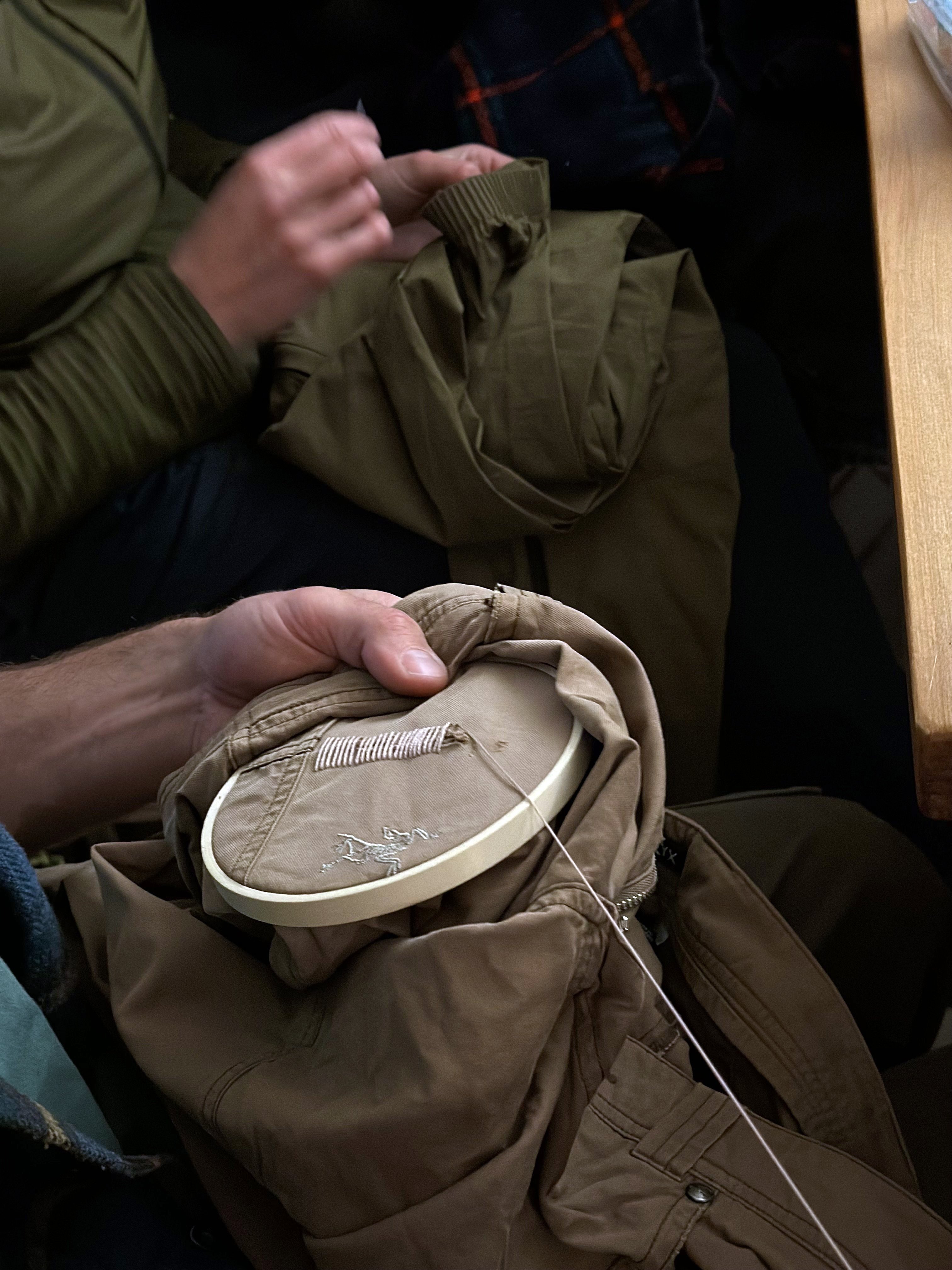 There’s often a story behind the clothes we mend. Photo: Wastebusters