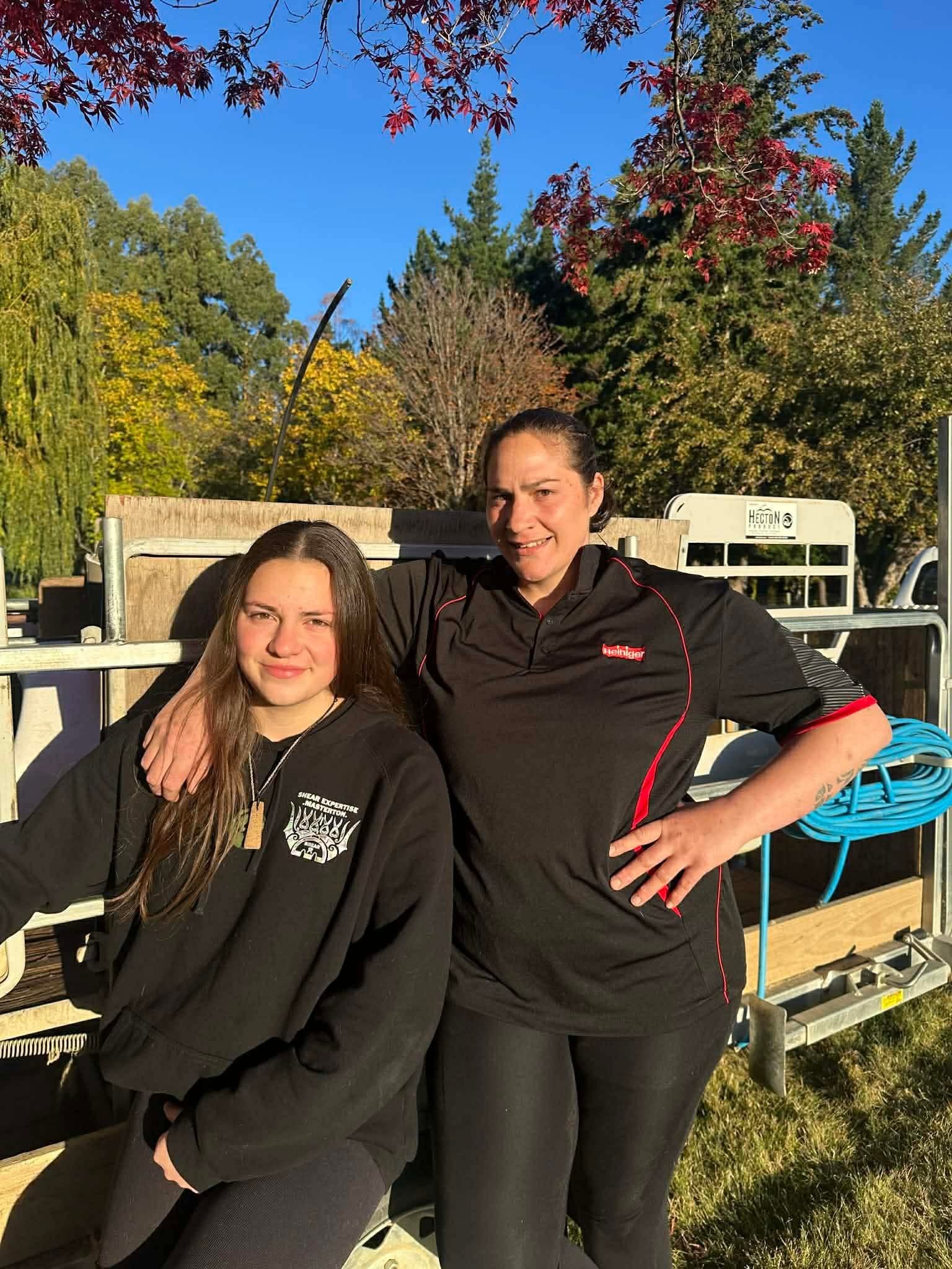 Charis Morrell (left) and Pagan Rimene have gone into business together operating a mobile...