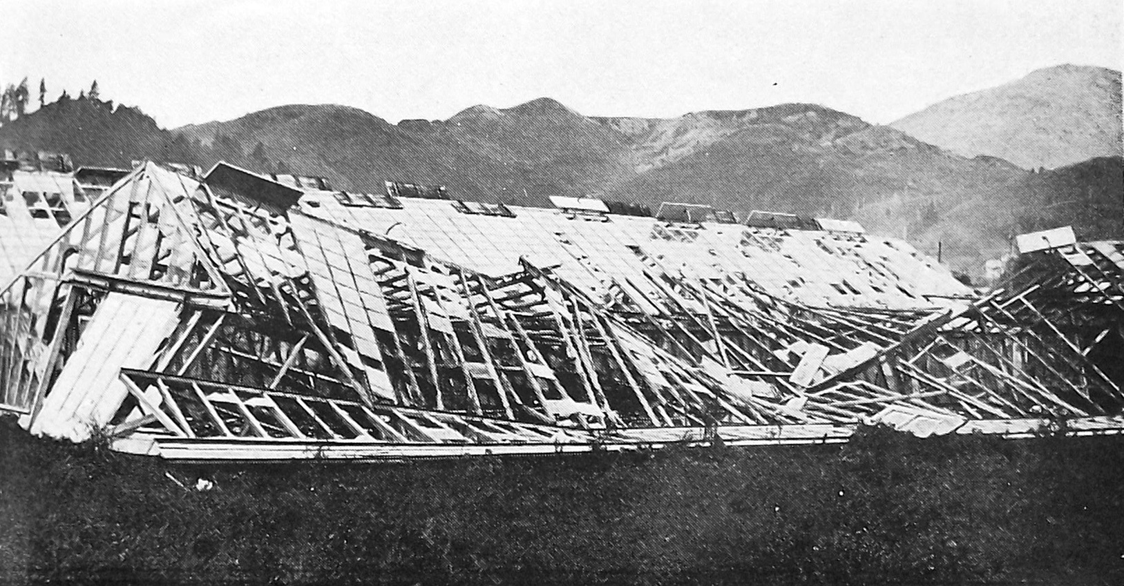A tornado about 40ft wide swept through Nelson on May 3, leaving destruction behind it. The...