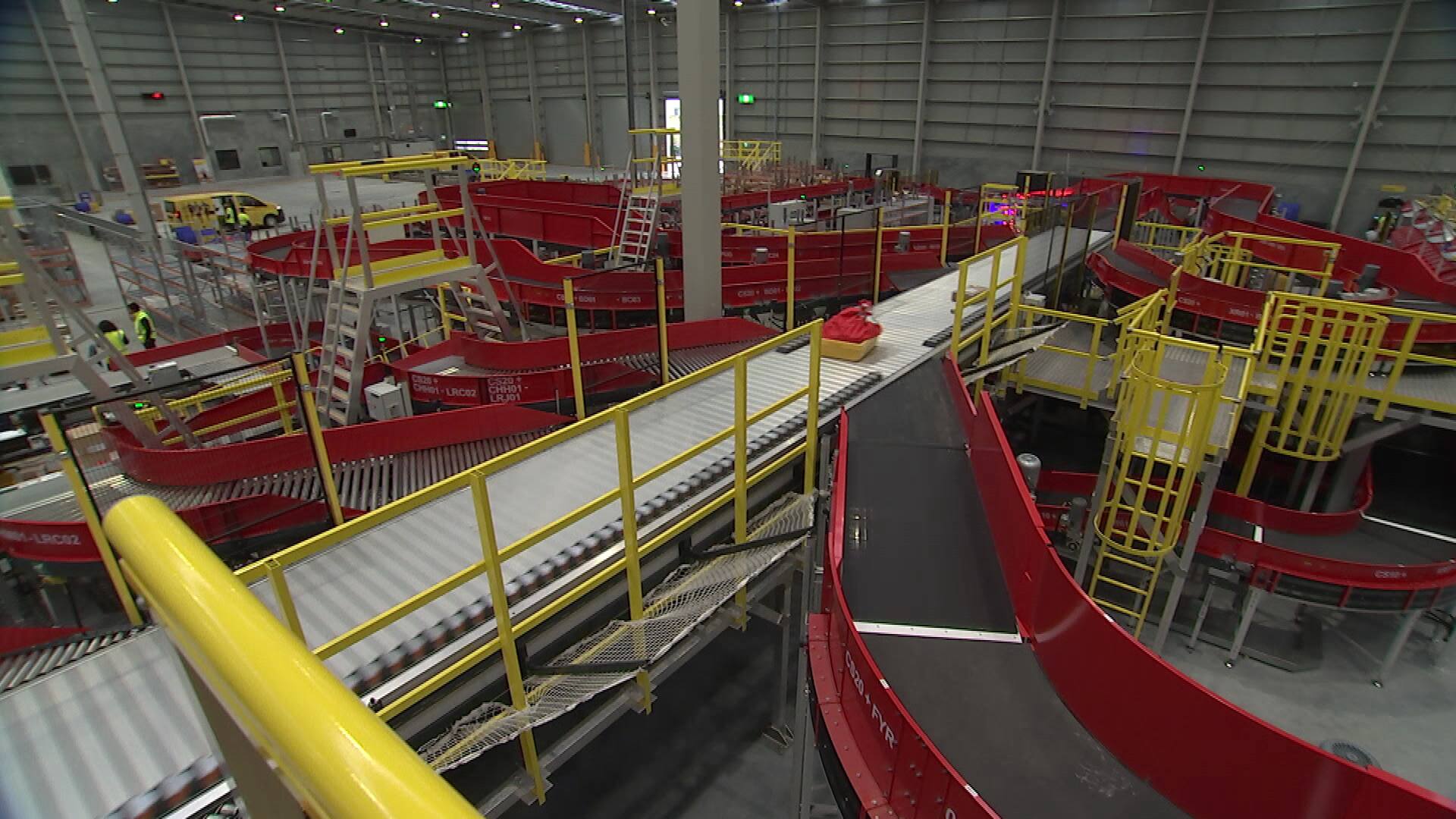 The new $42 million facility is being opened by DHL at Christchurch Airport this week. Photo:...