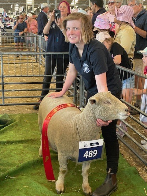 Sarah Christey competing in the youth classes at last year’s Canterbury A&P Show.
