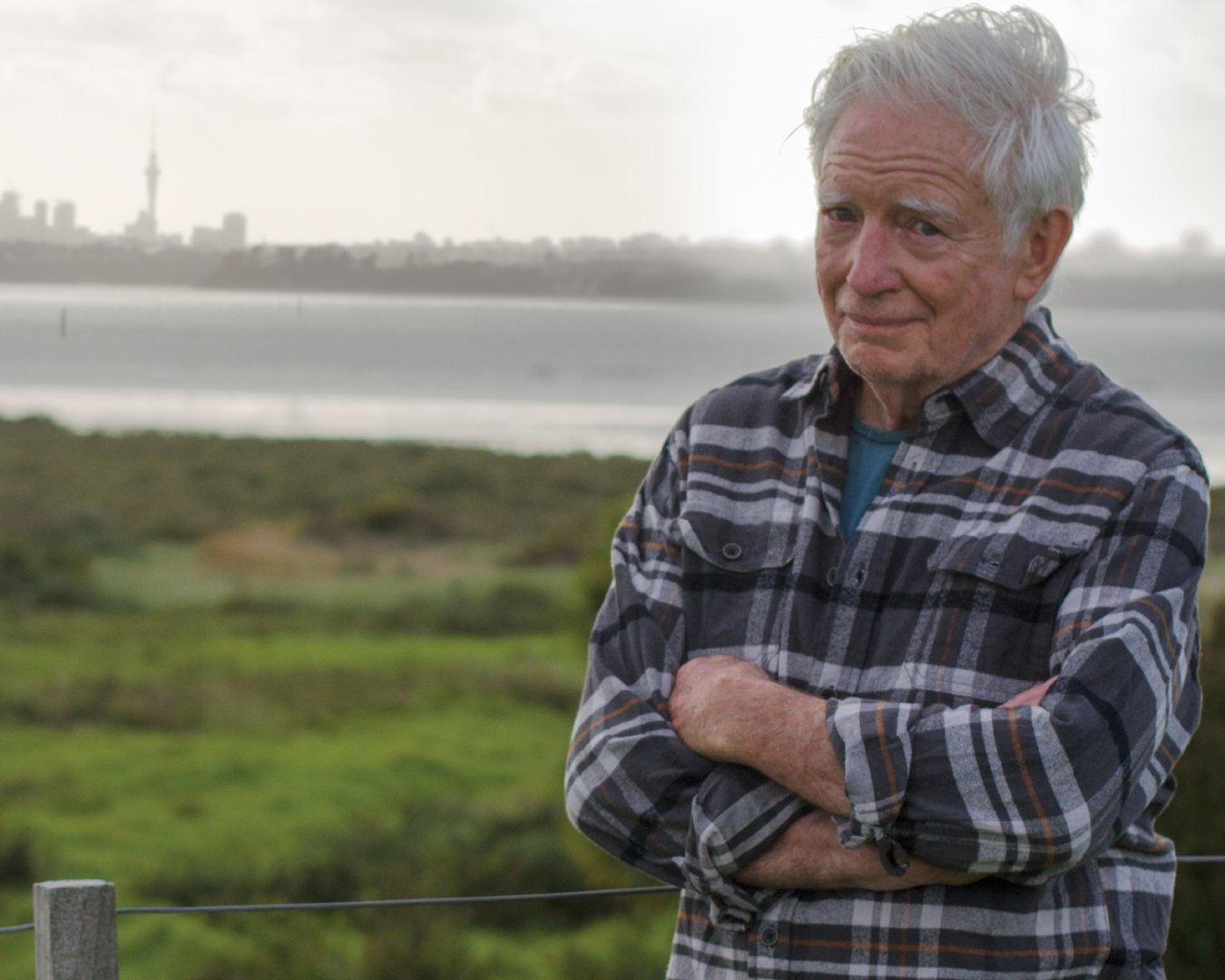 Peter Hayden plays Dickie, a retired cow cocky adjusting to life in Auckland, in Roger Hall’s End...