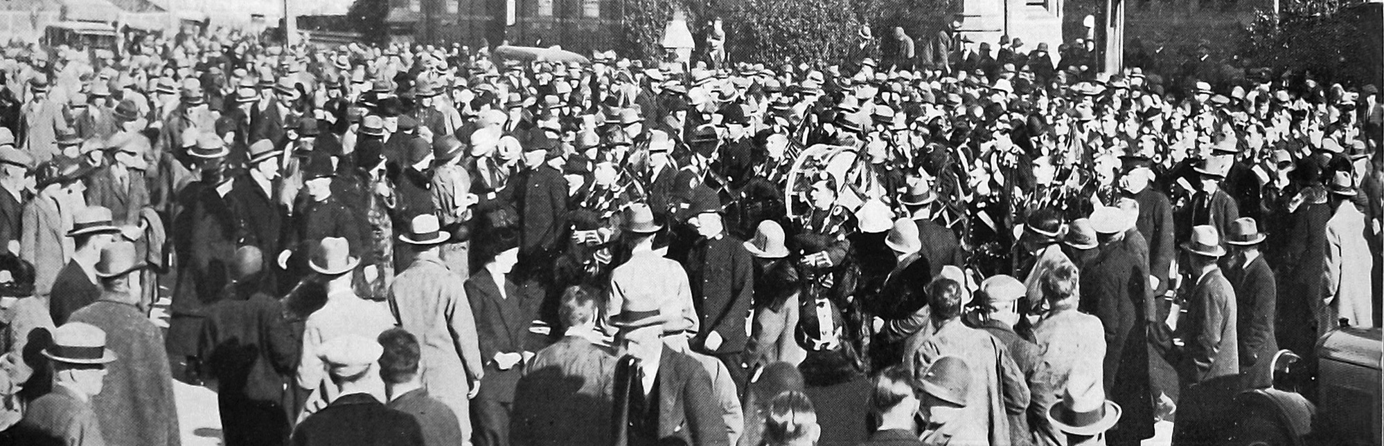 Farewell to the Band of the 2nd Battalion Argyll and Sutherland Highlanders. — Otago Witness,...