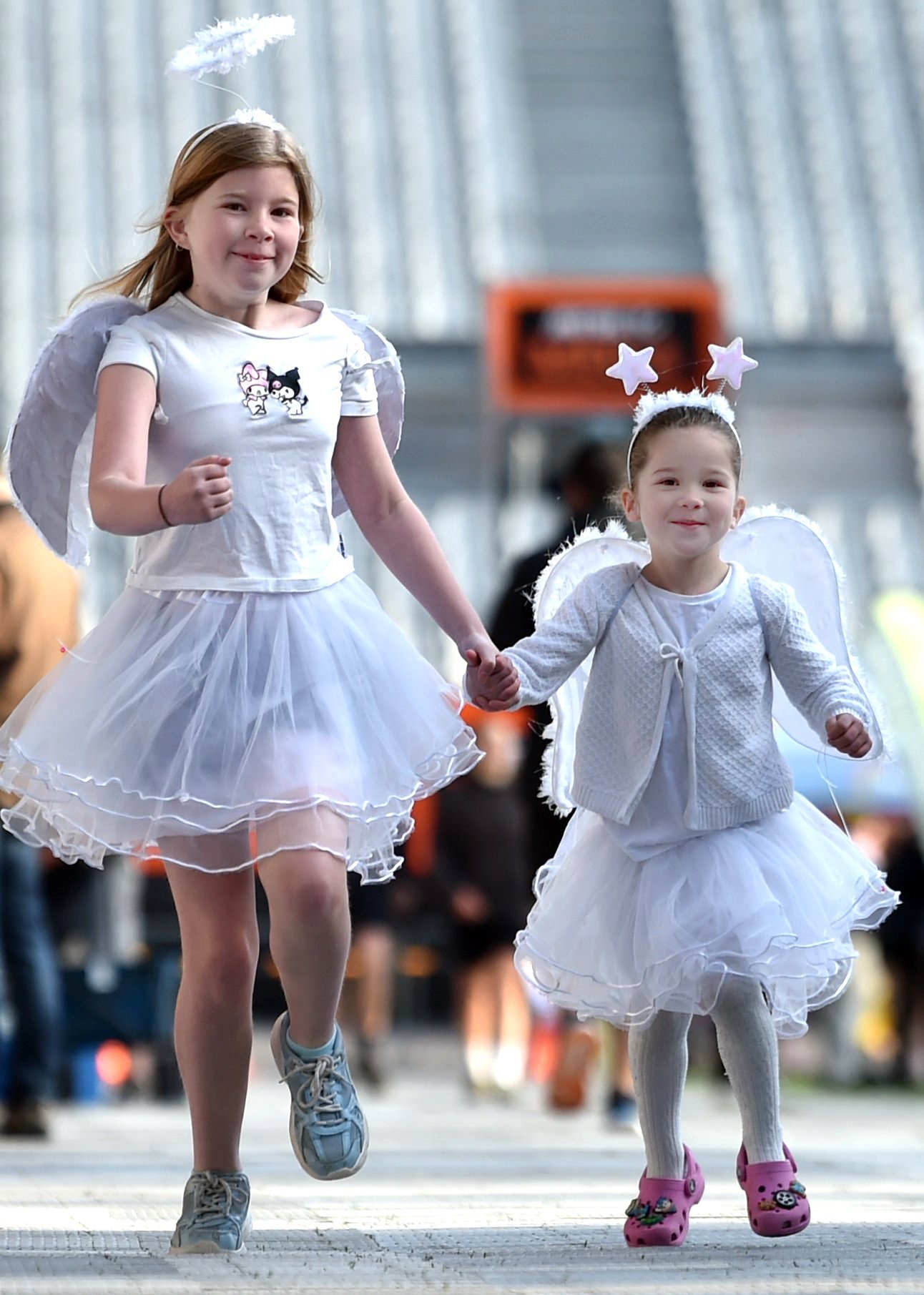 In Loving Memory team are Sienna Evans, 10, and Chloe Evans-Mansell, 4.


